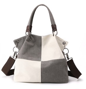 Tote Bag Patchwork Lightweight 2Way 2-colors