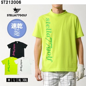 T-shirt Absorbent Mock Neck S/S