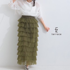 Skirt Tulle Lace Tiered Skirt