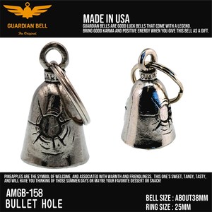 ガーディアンベル　ラッキーベル　バイカー　キーホルダー　お守り　GUADIAN BELL USA