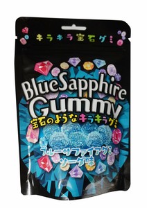 【ザクザク食感】ブルーサファイアグミ　ソーダ味　54g