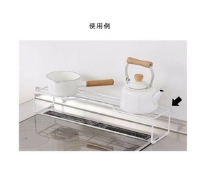 パール金属 ブランキッチン コンロ奥ラック600 HB-3604