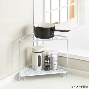 パール金属 キッチンフィット コーナーラック2段 HB-5556