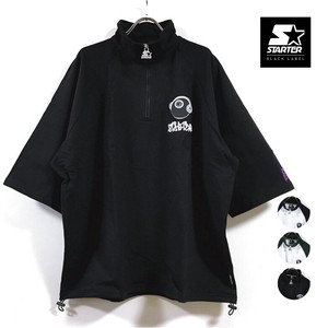 STARTER BLACK LABEL スターターブラックレーベル ハーフジップ ラグラン Tシャツ 半袖 ST199 メンズ