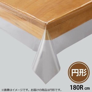 川島織物セルコン　透明ビニルクロス　テーブルクロス　180Rcm　JJ1029