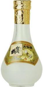 ゴールド賀茂鶴丸瓶（金箔入り）180ml【日本酒　広島】
