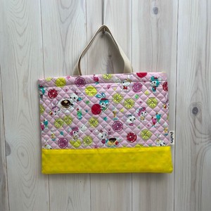 Tote Bag Coffee Shop Pink Quilted Limited