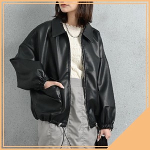 [SD Gathering] Blouson Jacket Faux Leather Sten Collar Blouson