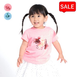 Kids' Short Sleeve T-shirt Pudding Flowers M Simple Fruits