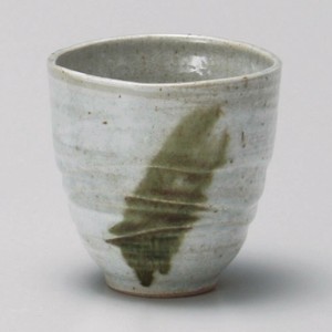 Mino ware Japanese Teacup White Ripples Made in Japan