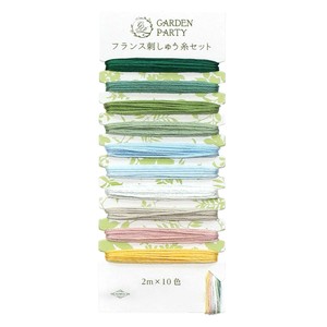 オリムパス GARDEN PARTY フランス刺しゅう糸セット ナチュラル GP-C10