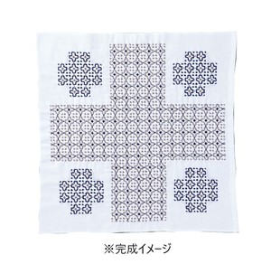 Sashiko Textile lab　花ふきんキット　刺し子キット　Pray(白)　SK456