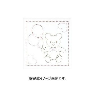 オリムパス 刺し子キット　花ふきん　くま SK-281