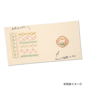 オリムパス GARDEN PARTY  はじめてのフランス刺しゅう レッスンクロスLevel1 GP-K7