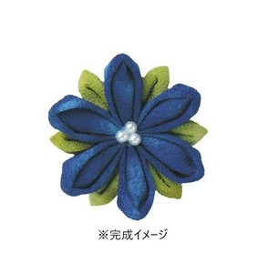 オリムパス はじめてのつまみ細工 キット クレマチスのブローチ TZ-4　A