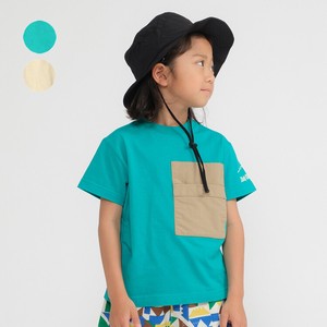 Kids' Short Sleeve T-shirt Nylon Plain Color Pocket