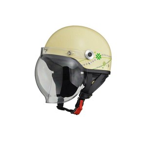 リード工業  CROSS ハーフヘルメット クラブアイボリー フリーサイズ CR-760