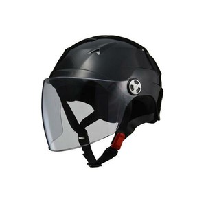 リード工業 SERIO 開閉シールド付きハーフヘルメット ブラック RE-40