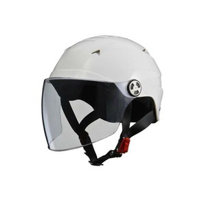 リード工業 SERIO 開閉シールド付きハーフヘルメット ホワイト RE-40