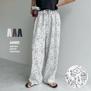 长裤 宽松 印花