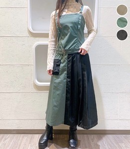 Casual Dress Bicolor Jumper Skirt 【2024NEW】