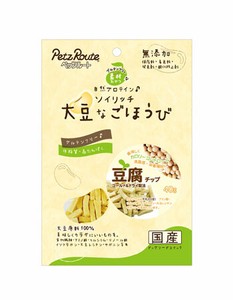 [ペッツルート] 大豆なごほうび　豆腐チップ40g