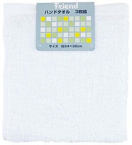 擦手巾/毛巾 3件每组