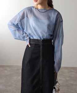 T-shirt Pullover Lame Tulle Layered