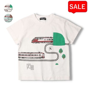 名鉄電車トンネルポケット半袖Tシャツ  K30831   ポケット、トンネル、線路