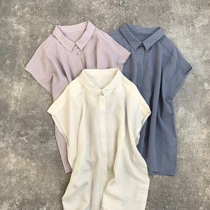 Button Shirt/Blouse Shirtwaist Rayon Cotton Linen 【2024NEW】