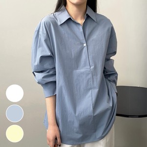【2024春夏】フロントボタン オーバーサイズシャツ