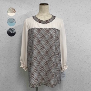 Tunic Checked lace Spring/Summer Switching 【2024NEW】