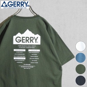 【24SS新作】GERRY 16/-オープンエンド天竺 LIVE TOUR プリント 半袖T-shirt
