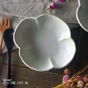 【益子焼】モッコ皿 小（★丸)  kinari
