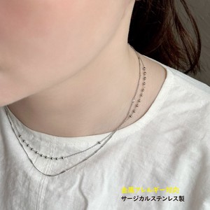 Stainless Steel Chain Necklace sliver Stainless Steel Ladies'