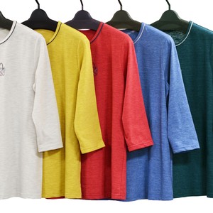 T-shirt Plainstitch Pullover Embroidered Made in Japan