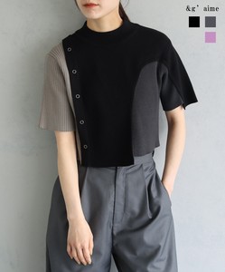 Sweater/Knitwear Color Palette Ribbed Knit 2024 Spring/Summer