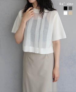 Sweater/Knitwear Sheer Stripe 2024 Spring/Summer