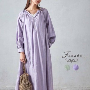 [SD Gathering] Casual Dress Stripe A-Line Fanaka One-piece Dress
