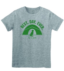 ユニセックス・プリントTシャツ　『Best Day Ever』　半袖 Tシャツ