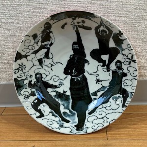 Mino ware Main Dish Bowl Pottery Ninjya Made in Japan