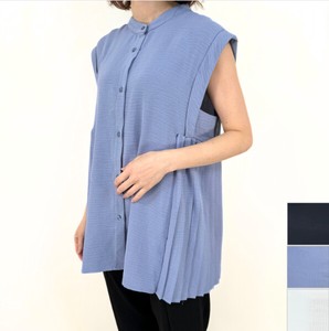 Button Shirt/Blouse Sleeveless 2024 Spring/Summer
