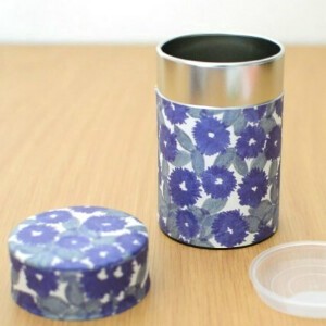 《日本製/Made in Japan》[定番アイテム]茶筒（小）-花化粧