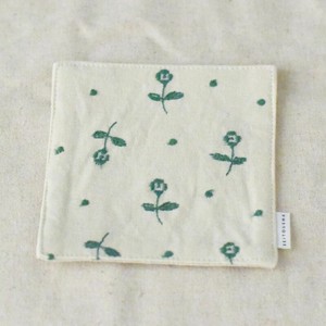 《日本製/Made in Japan》茶布(刺繍)-うつろい若葉色