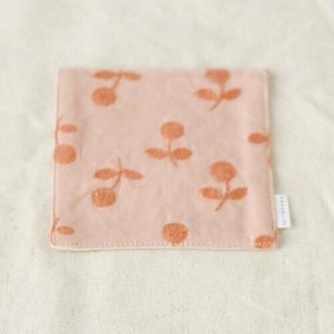 《日本製/Made in Japan》茶布(刺繍)-実り 山桃色