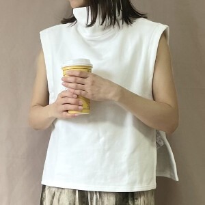 [SD Gathering] Tank Pullover Brushed High-Neck Sleeveless