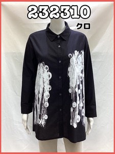 Button Shirt/Blouse Long Sleeves Tops Front Opening Ladies' 2024 NEW