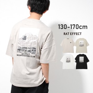 【2024夏】CLIMBING転写BIG Tシャツ トップス 半袖 ゆったり 子供服 男の子 小学生 中学生