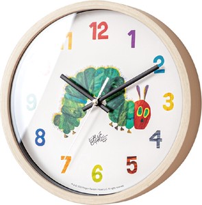 ウォールクロック エリック・カール  Eric Carle Wall Clock The Very Hungery Caterpillar