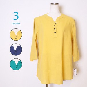 Button Shirt/Blouse Layered Blouse 2024 Spring/Summer